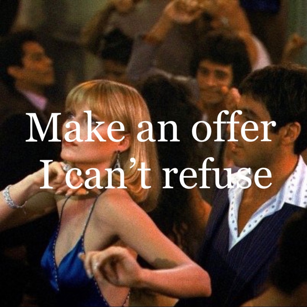 Like An Item But Not The Price? Make me an offer ;)